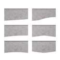Grey Blue Granite Accent Baffle
