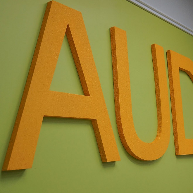 custom acoustic word wall art audimute