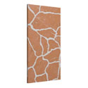 White Veins Orange Marble Panels
