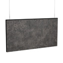 Dark Rough Concrete Baffle