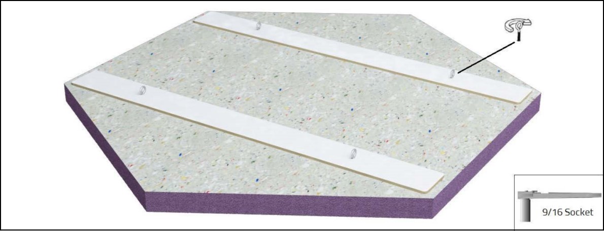 Small Ceiling Cloud Installation