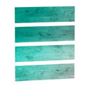 Deep Teal Pine Ceiling