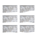 Medium Aged Painted Concrete Accent Baffle