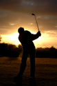 Sports Golf Sunset