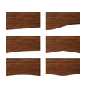 Light Brown Mahogany Accent Baffle